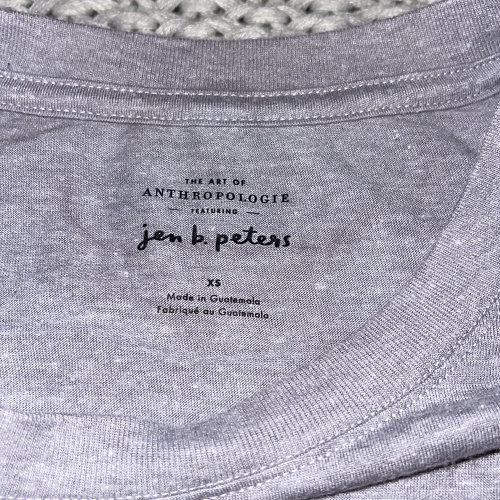 Anthropologie // Jen B. Peters Shoreline Graphic Tee NWOT🌛 - Picture 8 of 12